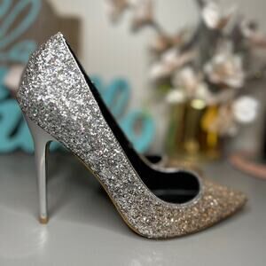 SHEIN Glitter Heels.  Size 7.5